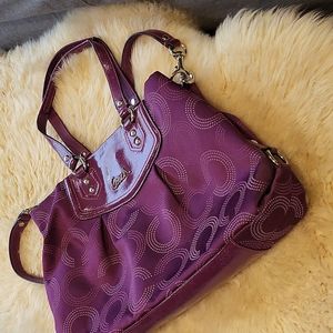 Purple Coach! NWOT w/ dust cover